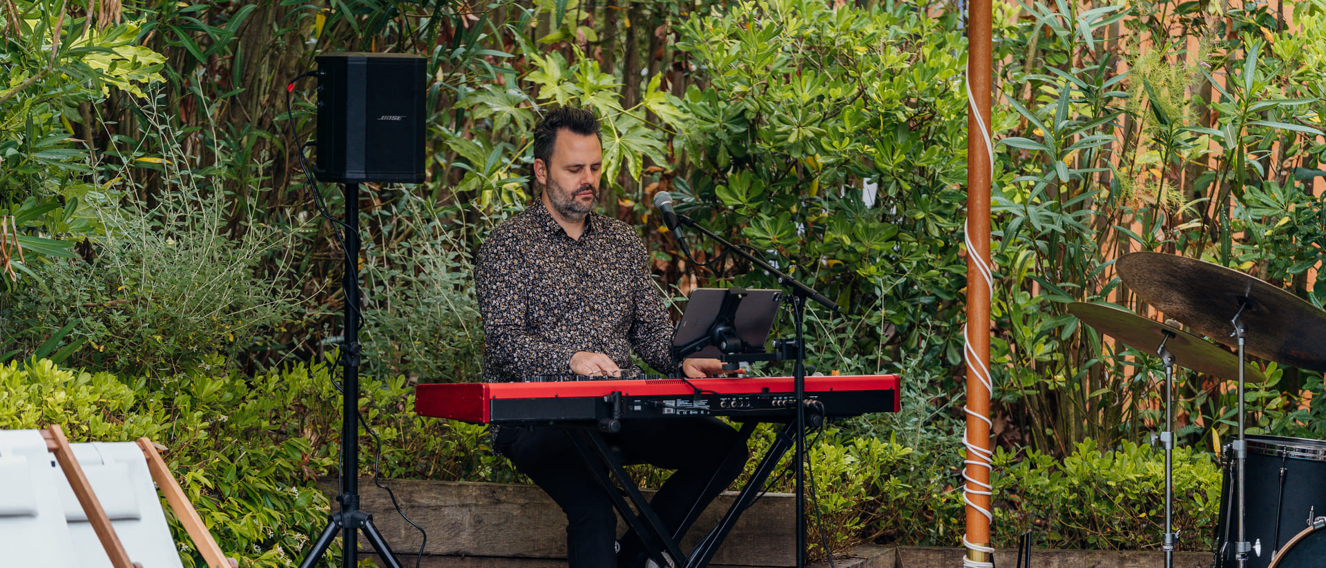 Musicien live en action